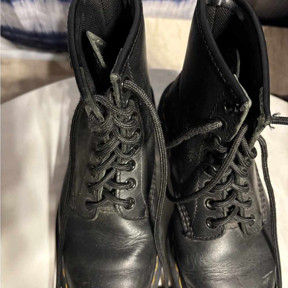Black Leather Men's Boots